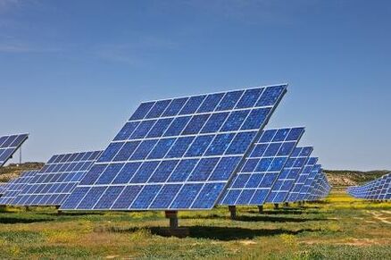 Solarpanel, um Energie zu sparen